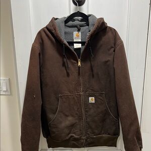 Carhartt Brown Hooded Jacket